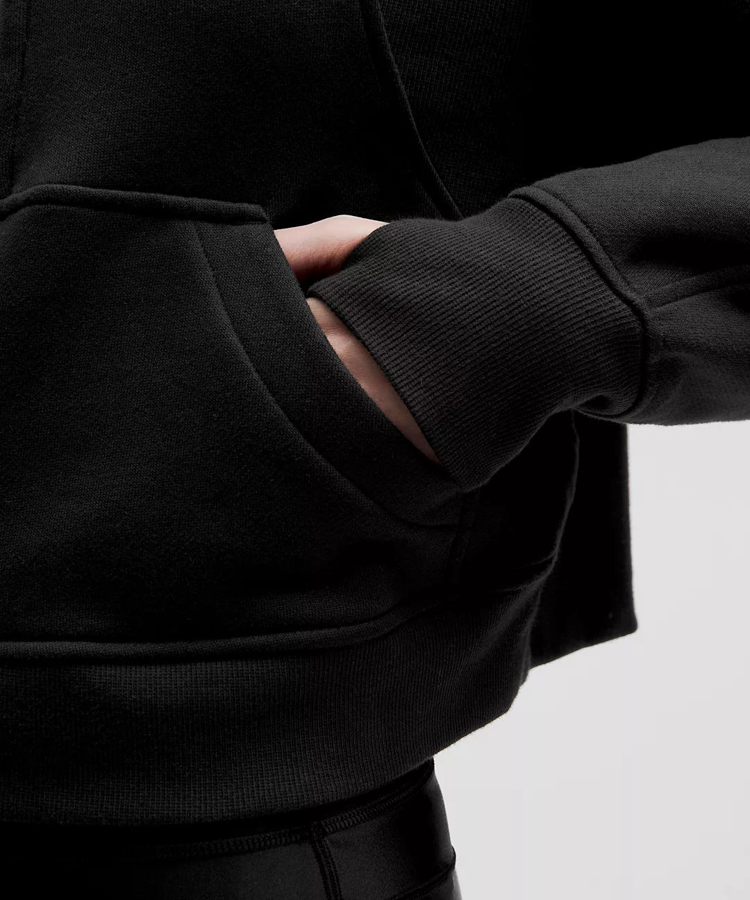 Scuba Oversize Black Gold Half - Zip Hoodie