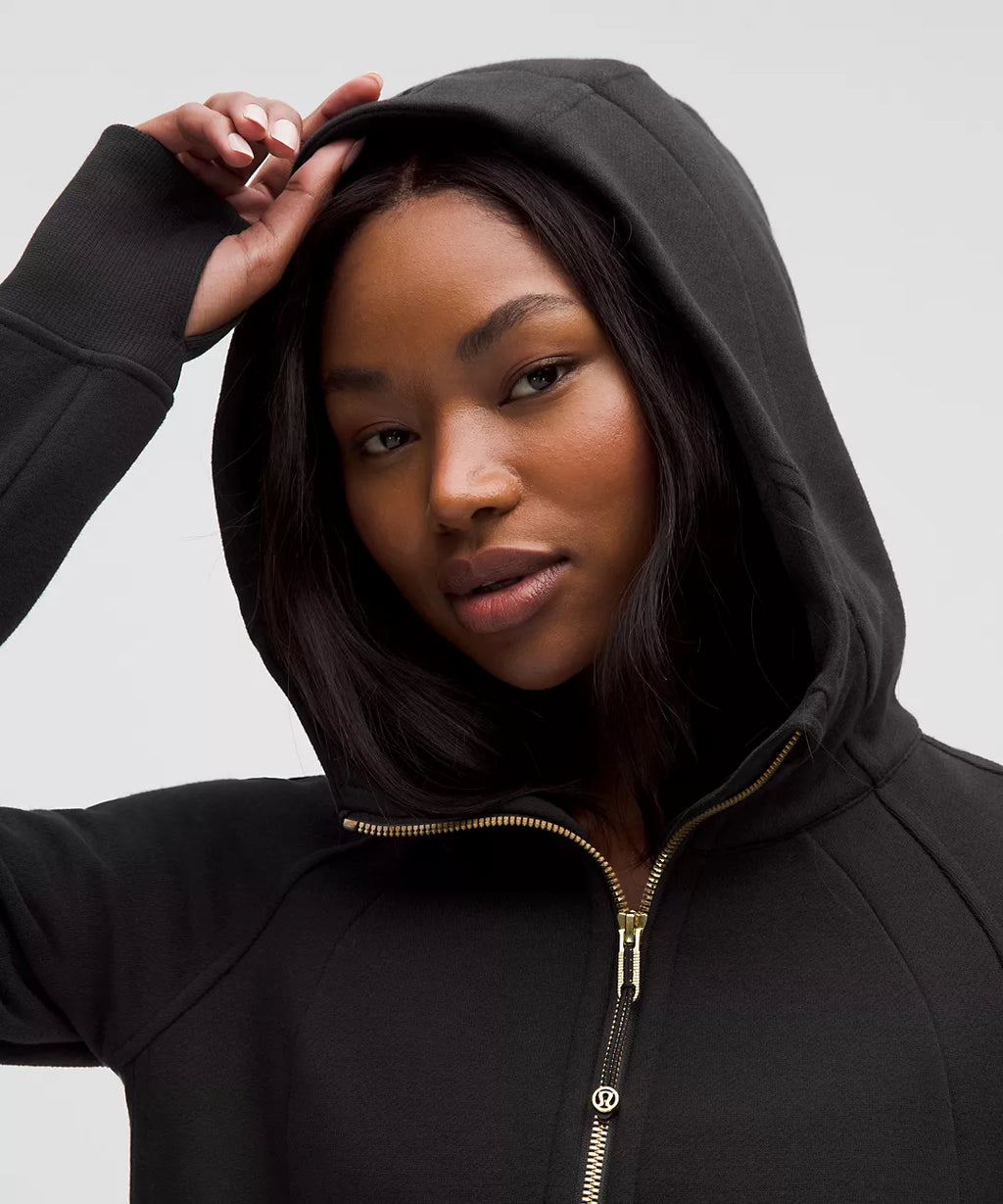Scuba Black Gold Full - Zip Hoodie