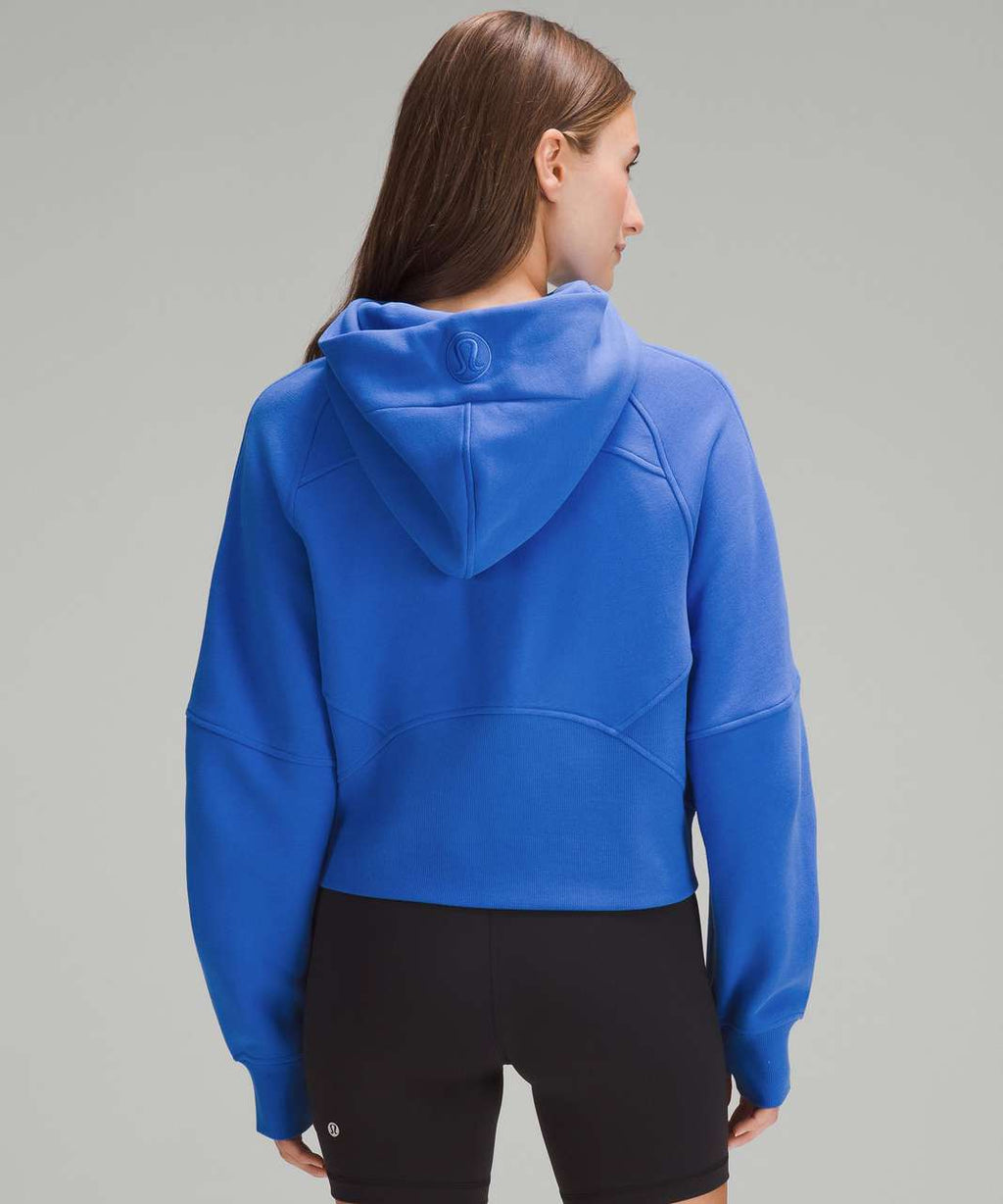 Scuba Oversize Dream Blue Half - Zip Hoodie