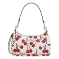 La Cherry Teri Shoulder White Bag