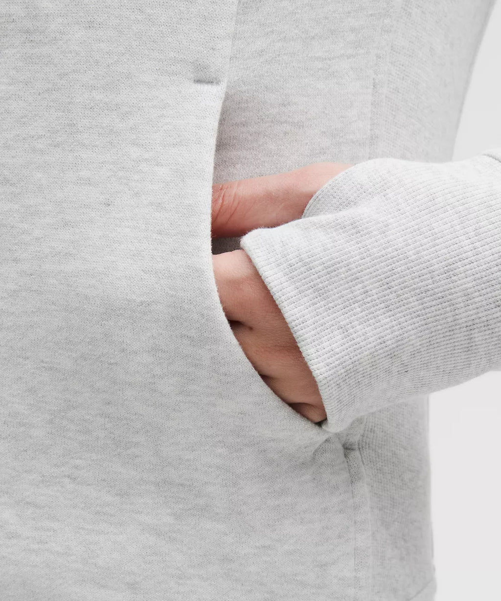 Scuba Ultra Light Gray Full - Zip Hoodie