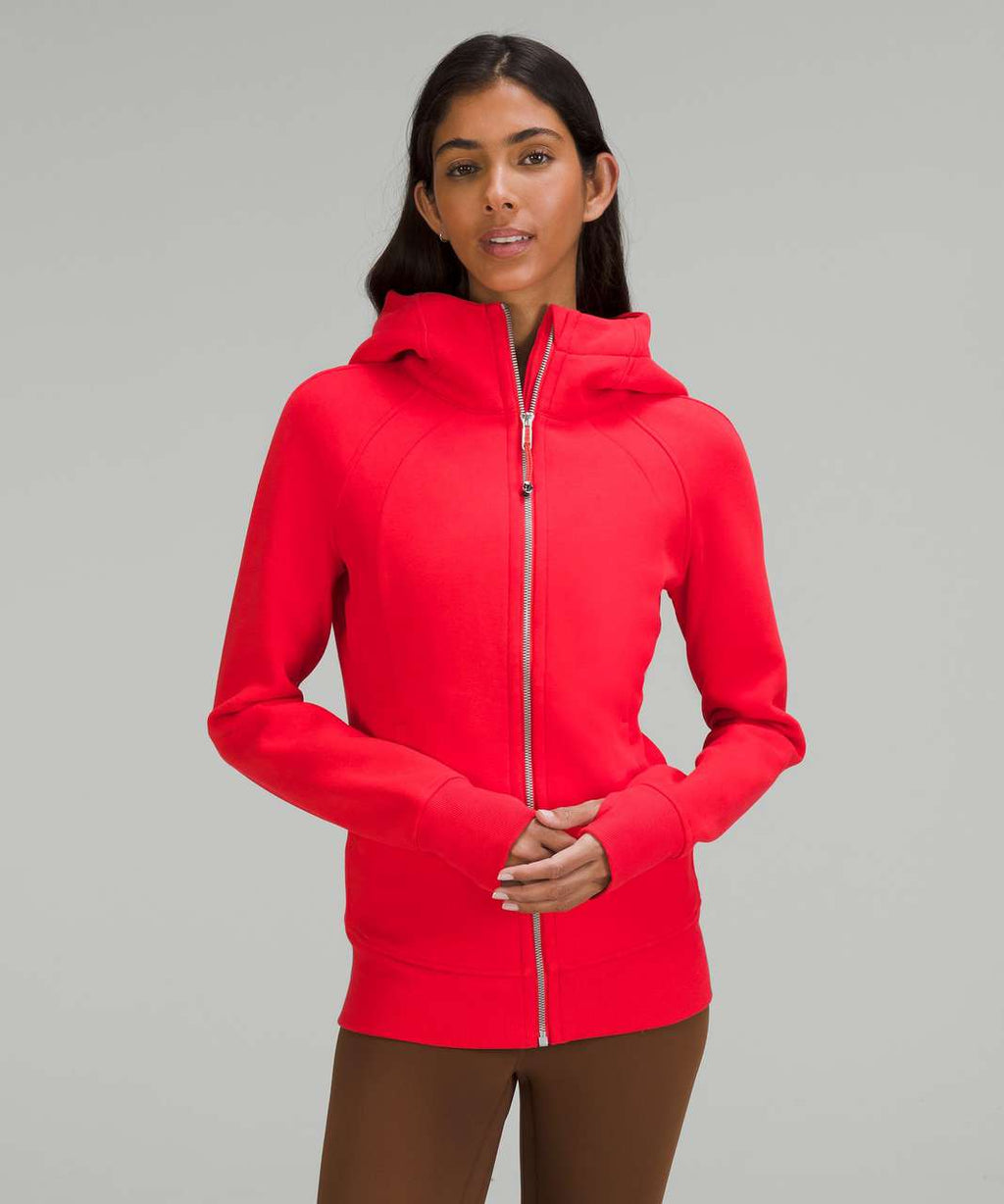 Scuba Cherry Red Full - Zip Hoodie