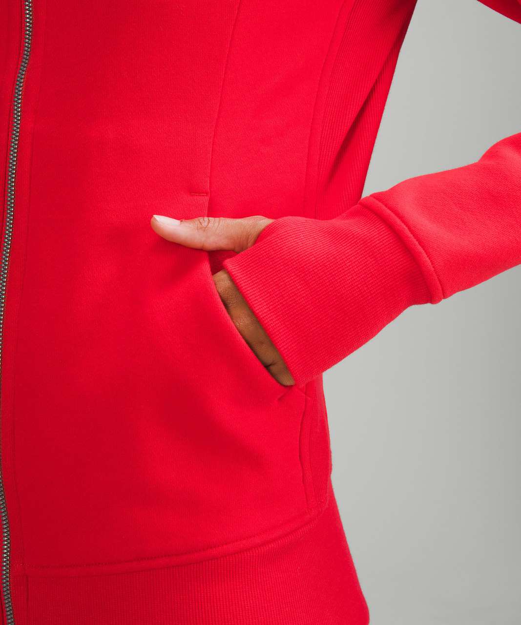 Scuba Cherry Red Full - Zip Hoodie Set