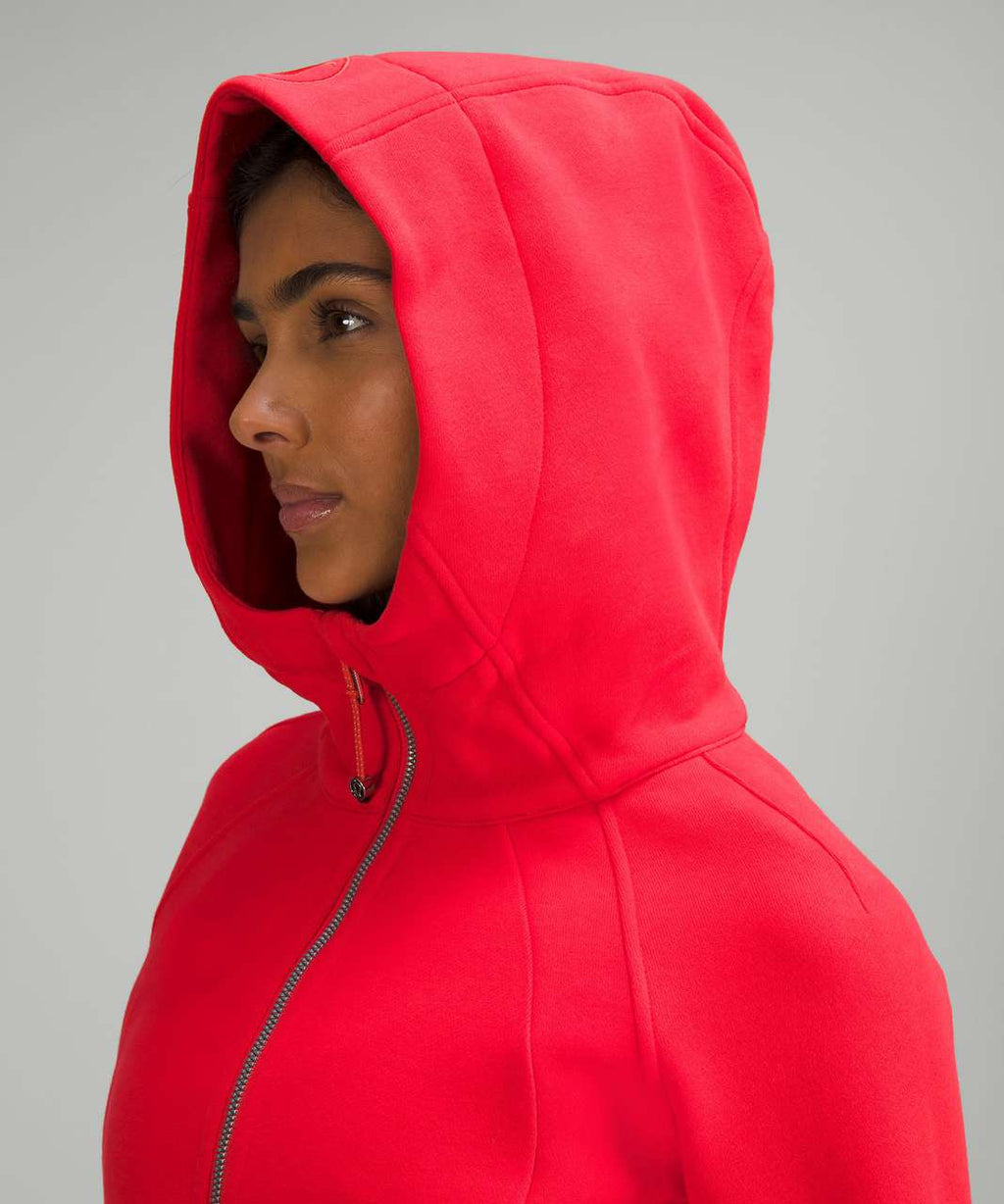 Scuba Cherry Red Full - Zip Hoodie