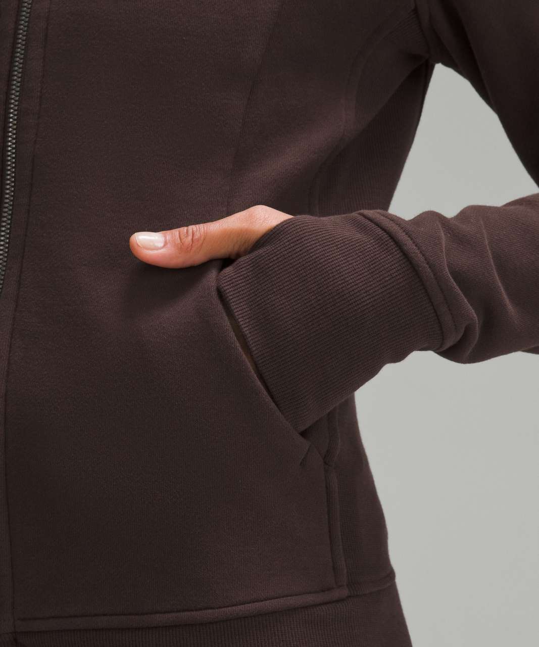 Scuba Espresso Brown Full - Zip Hoodie