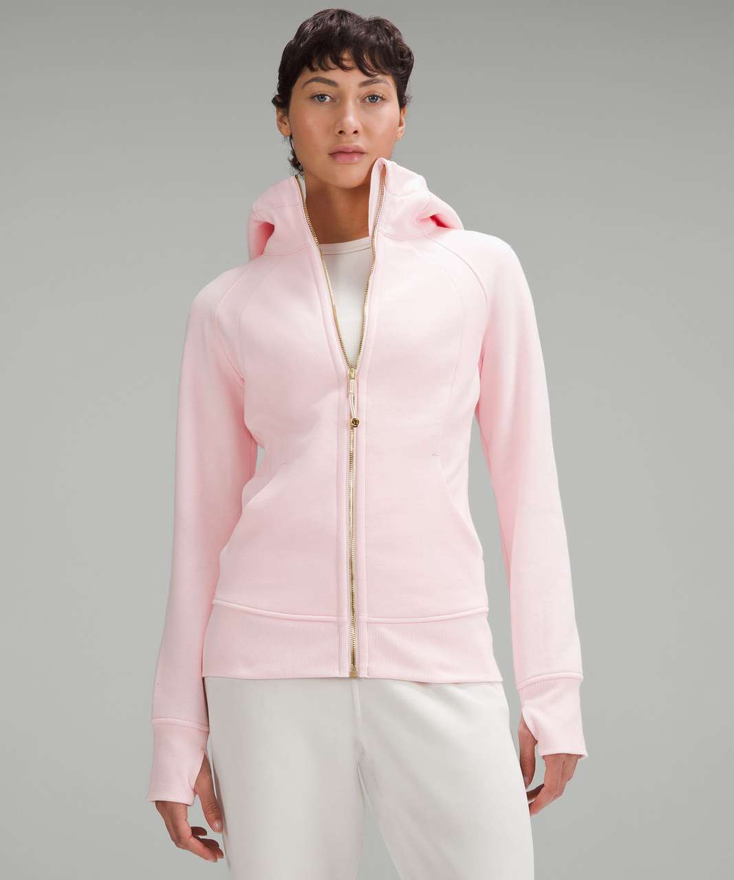 Scuba Strawberry Milkshake Gold Full - Zip Hoodie